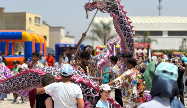 Le dragon et les lions